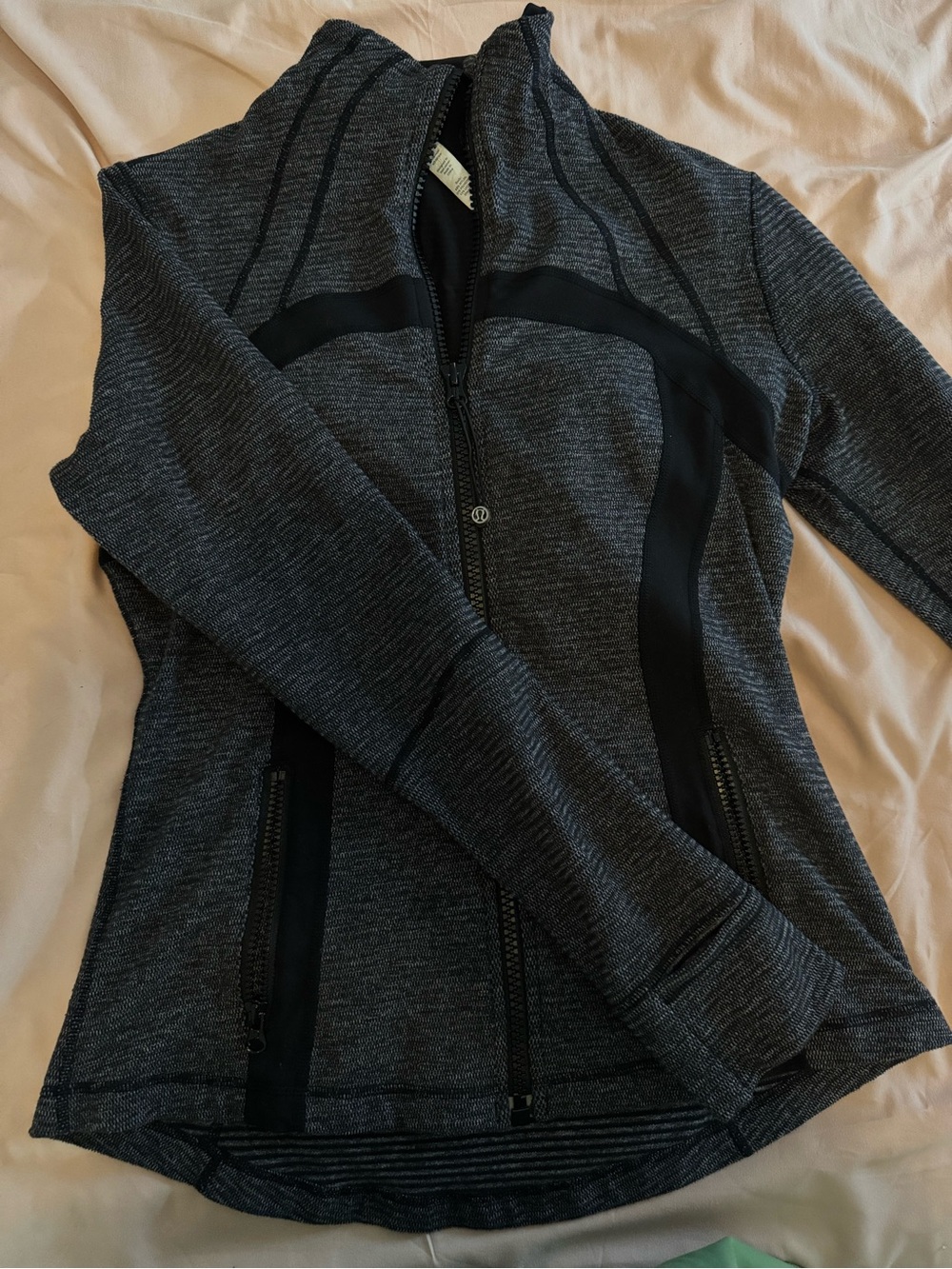 Lululemon Women’s Black Heather Zip Hoodie Jacket